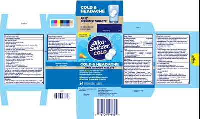 Pdp (Final Artwork Asc Cold Headache Ms Orange 24ct Eff)